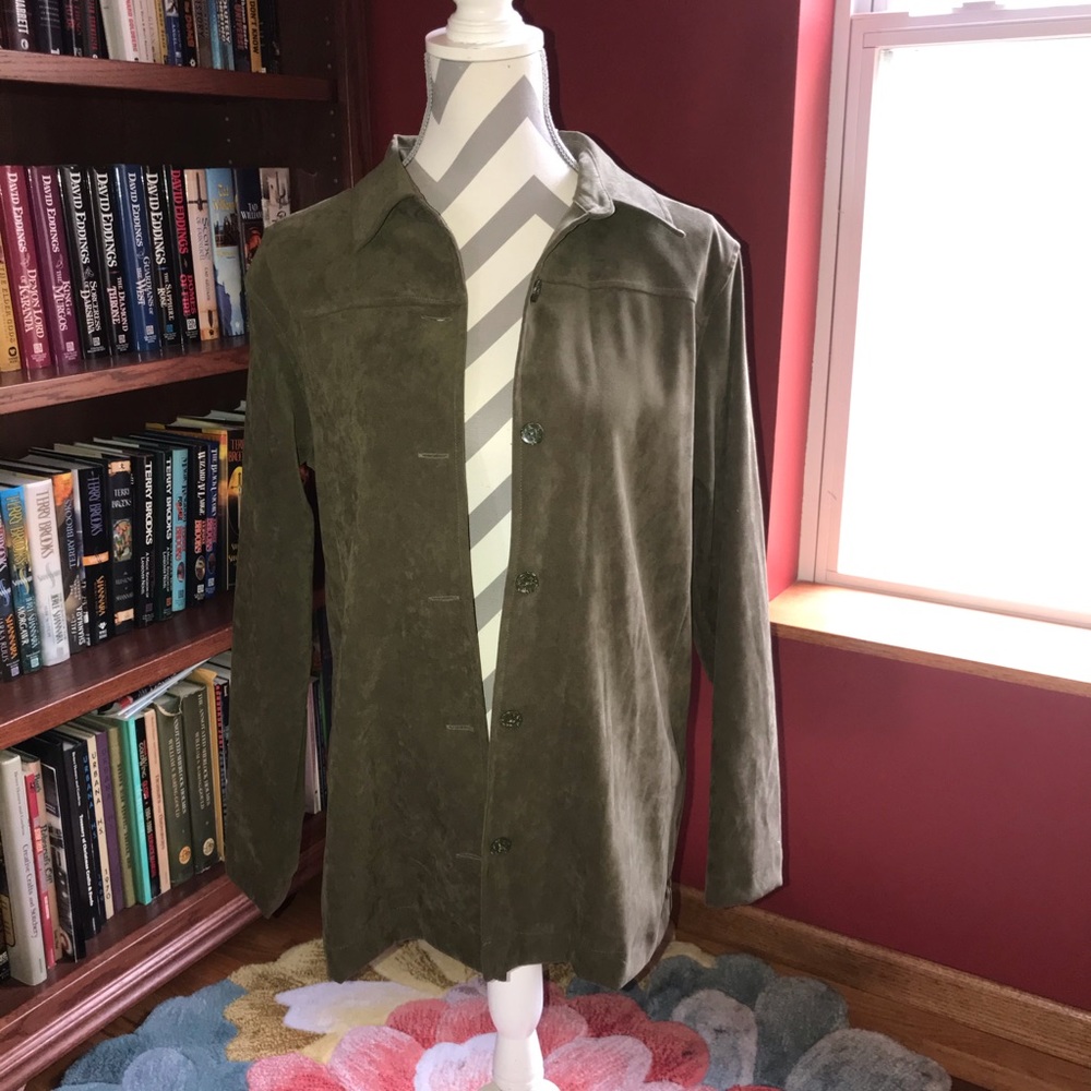 Christopher And Banks Green Blazer Size Large